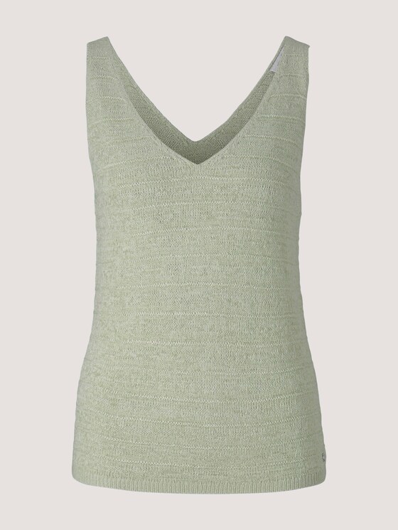 Textured knitted top - Women - light dusty green Textured knitted top - Women - light dusty green - 7 - TOM TAILOR Denim