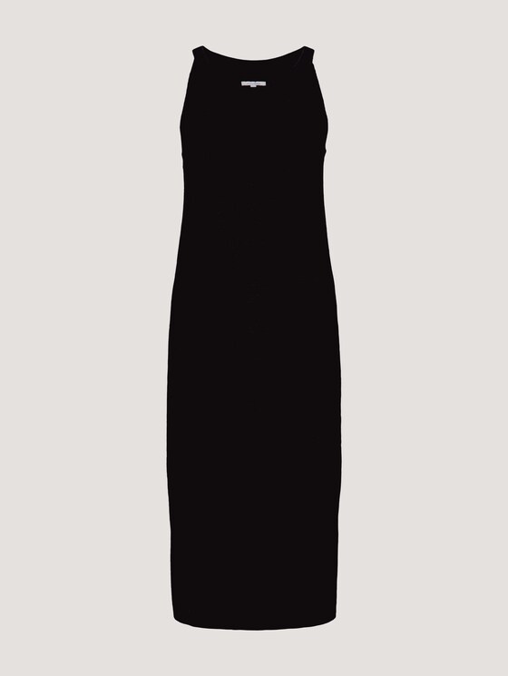 Ärmelloses Strickkleid mit Neckholder - Frauen - deep black Ärmelloses Strickkleid mit Neckholder - Frauen - deep black - 7 - TOM TAILOR Denim