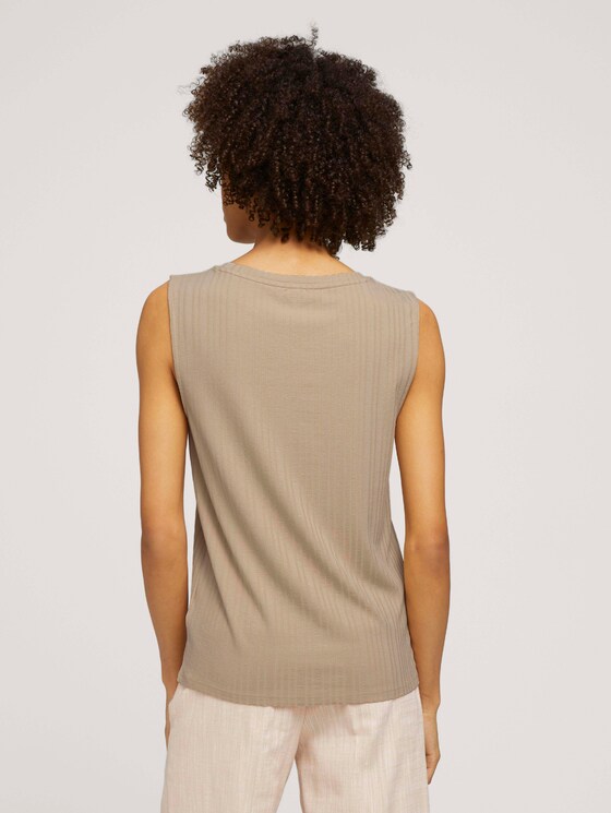 strukturiertes Top - Frauen - cream toffee strukturiertes Top - Frauen - cream toffee - 2 - Mine to five