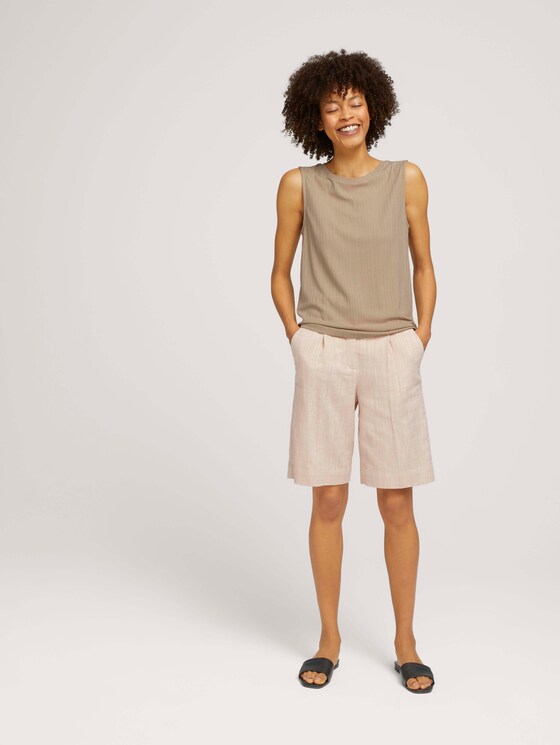strukturiertes Top - Frauen - cream toffee strukturiertes Top - Frauen - cream toffee - 3 - Mine to five