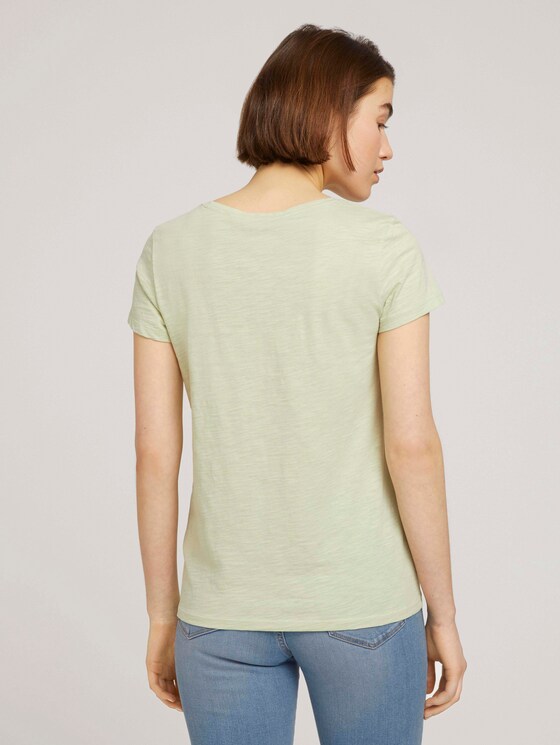 T-Shirt mit Bio-Baumwolle - Frauen - light dusty green T-Shirt mit Bio-Baumwolle - Frauen - light dusty green - 2 - TOM TAILOR Denim