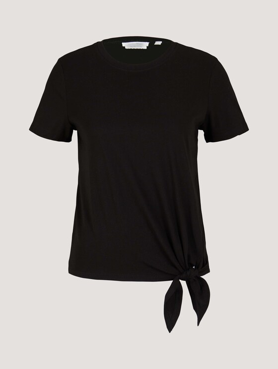 T-Shirt mit Bio-Baumwolle - Frauen - deep black T-Shirt mit Bio-Baumwolle - Frauen - deep black - 7 - TOM TAILOR Denim