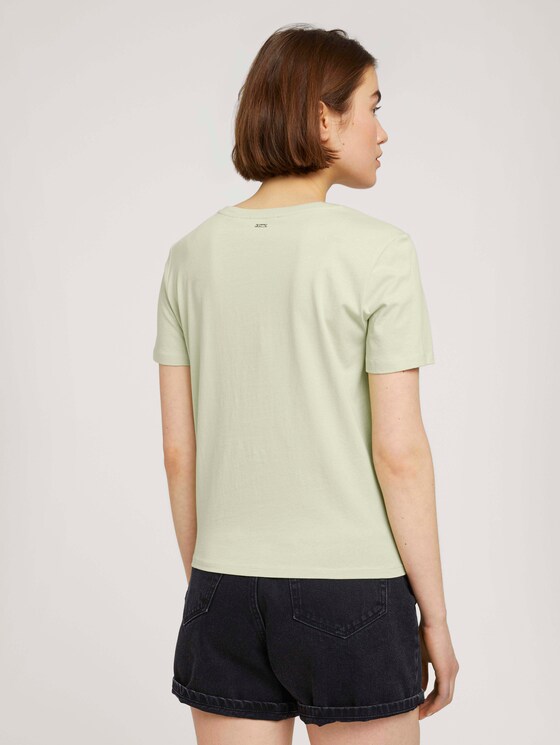 T-Shirt mit Bio-Baumwolle - Frauen - light dusty green T-Shirt mit Bio-Baumwolle - Frauen - light dusty green - 2 - TOM TAILOR Denim