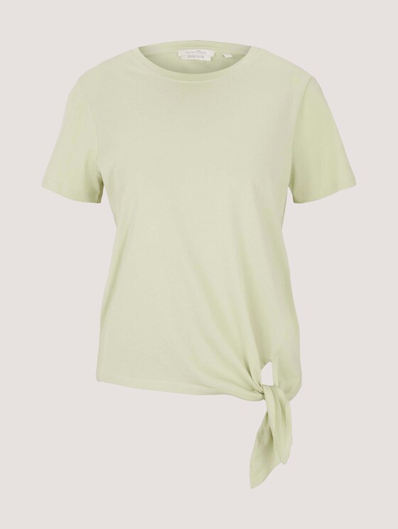 T-Shirt mit Bio-Baumwolle - Frauen - light dusty green T-Shirt mit Bio-Baumwolle - Frauen - light dusty green - 7 - TOM TAILOR Denim