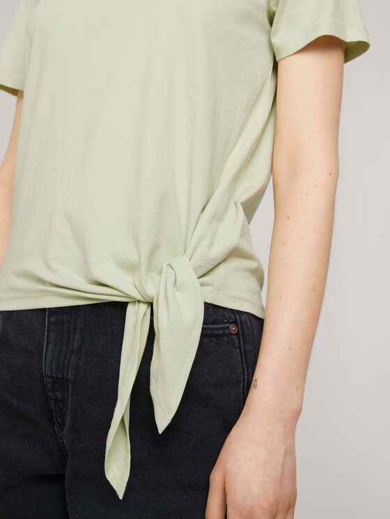 T-Shirt mit Bio-Baumwolle - Frauen - light dusty green T-Shirt mit Bio-Baumwolle - Frauen - light dusty green - 9 - TOM TAILOR Denim