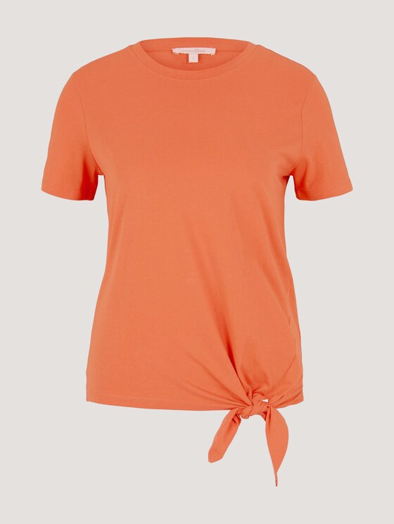 T-Shirt mit Bio-Baumwolle - Frauen - sundown coral T-Shirt mit Bio-Baumwolle - Frauen - sundown coral - 7 - TOM TAILOR Denim