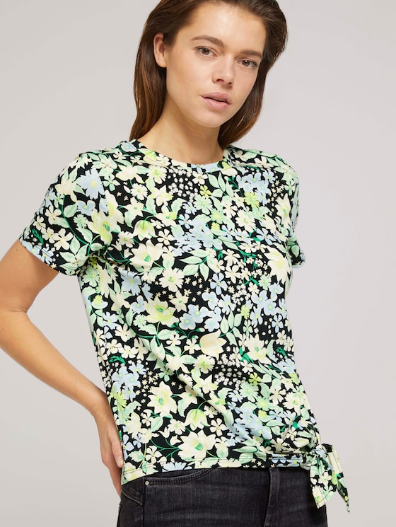T-Shirt mit Bio-Baumwolle - Frauen - flower print T-Shirt mit Bio-Baumwolle - Frauen - flower print - 5 - TOM TAILOR Denim