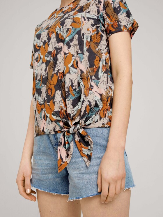T-Shirt mit Bio-Baumwolle - Frauen - abstract monkey print T-Shirt mit Bio-Baumwolle - Frauen - abstract monkey print - 9 - TOM TAILOR Denim