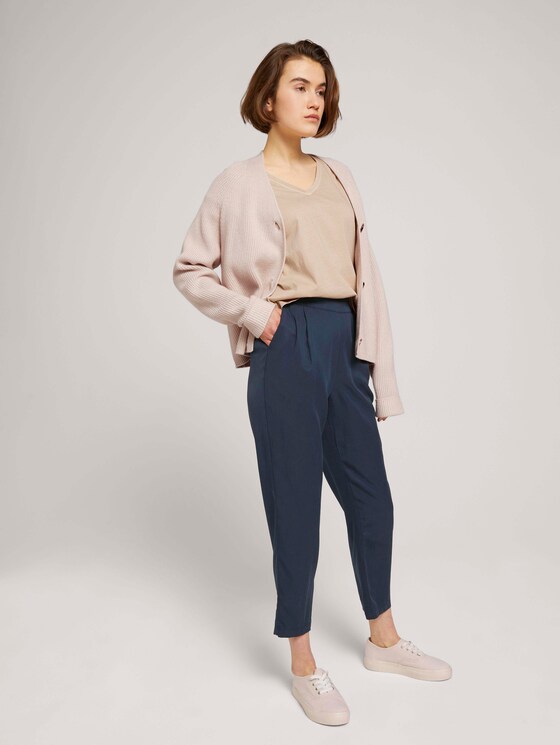 T-Shirt mit Ärmelaufschlag - Frauen - dune beige T-Shirt mit Ärmelaufschlag - Frauen - dune beige - 3 - TOM TAILOR Denim
