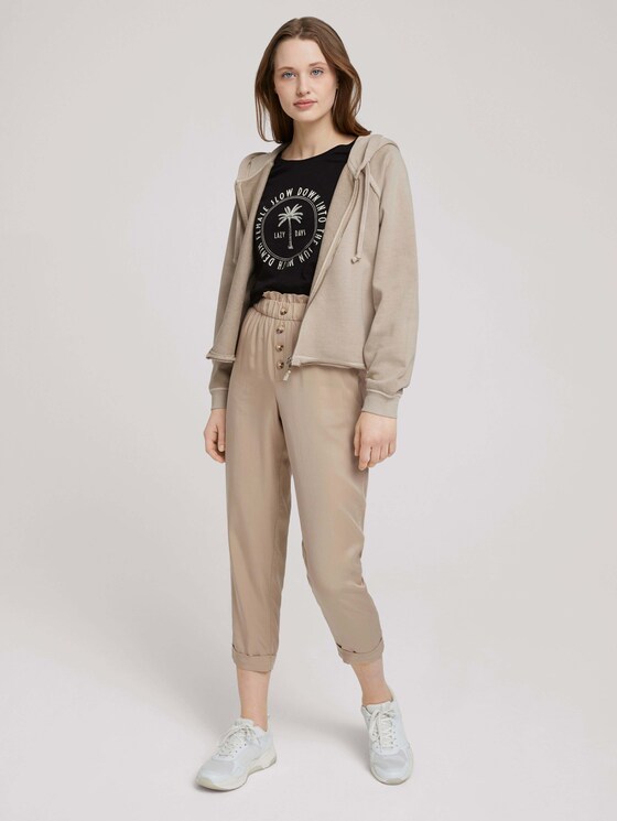 Print T-Shirt mit Bio-Baumwolle - Frauen - deep black Print T-Shirt mit Bio-Baumwolle - Frauen - deep black - 3 - TOM TAILOR Denim