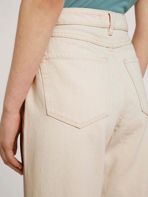 Barrel Mom Fit Jeans mit Bio-Baumwolle - Frauen - unbleached natural bull denim Barrel Mom Fit Jeans mit Bio-Baumwolle - Frauen - unbleached natural bull denim - 9 - TOM TAILOR Denim