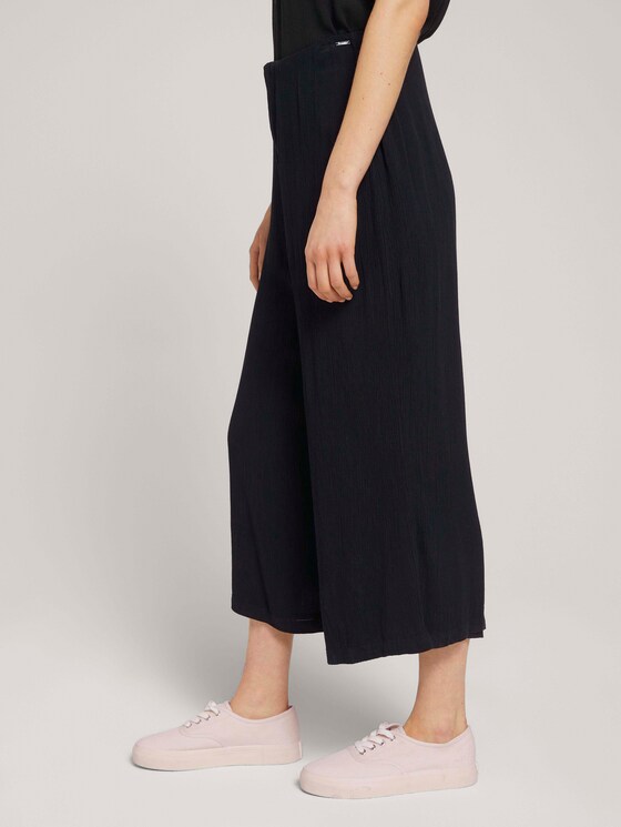 Fließende Culotte Hose - Frauen - deep black Fließende Culotte Hose - Frauen - deep black - 11 - TOM TAILOR Denim