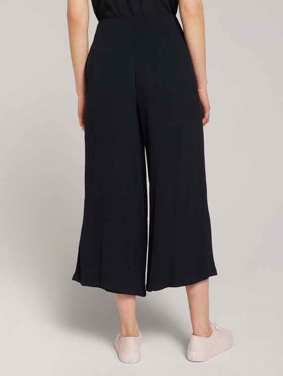 Fließende Culotte Hose - Frauen - deep black Fließende Culotte Hose - Frauen - deep black - 2 - TOM TAILOR Denim