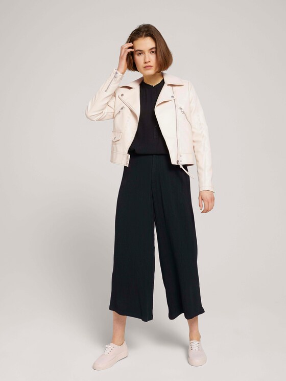 Fließende Culotte Hose - Frauen - deep black Fließende Culotte Hose - Frauen - deep black - 3 - TOM TAILOR Denim