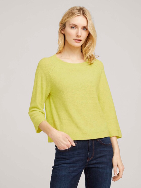 Pullover mit U-Boot-Ausschnitt - Frauen - celery ice Pullover mit U-Boot-Ausschnitt - Frauen - celery ice - 1 - TOM TAILOR