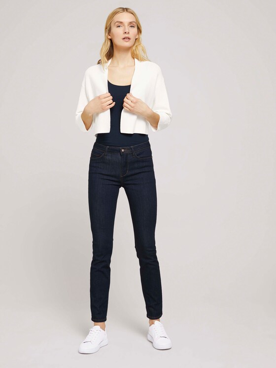 Kurzer Cardigan mit Bio-Baumwolle - Frauen - Whisper White Kurzer Cardigan mit Bio-Baumwolle - Frauen - Whisper White - 3 - TOM TAILOR