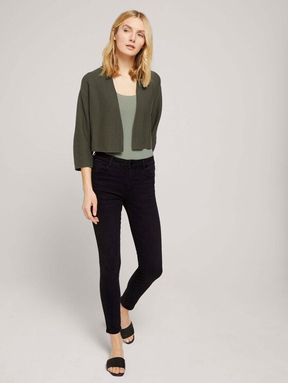 Kort katoenen vest - Vrouwen - Grape Leaf Green Kort katoenen vest - Vrouwen - Grape Leaf Green - 3 - TOM TAILOR