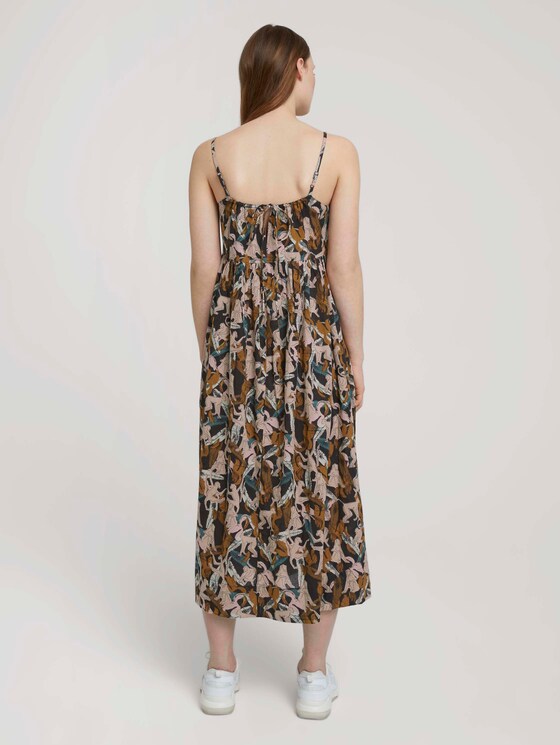 Gemustertes Midikleid mit Bio-Baumwolle - Frauen - abstract monkey print Gemustertes Midikleid mit Bio-Baumwolle - Frauen - abstract monkey print - 2 - TOM TAILOR Denim