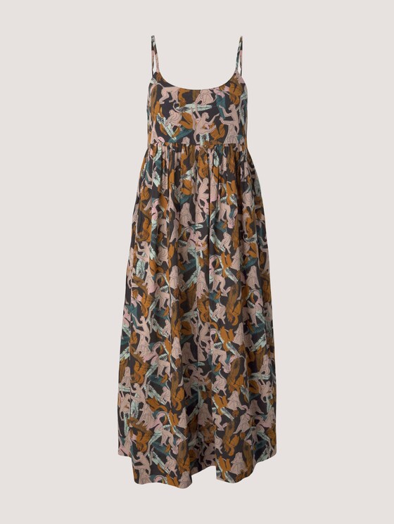 Gemustertes Midikleid mit Bio-Baumwolle - Frauen - abstract monkey print Gemustertes Midikleid mit Bio-Baumwolle - Frauen - abstract monkey print - 7 - TOM TAILOR Denim