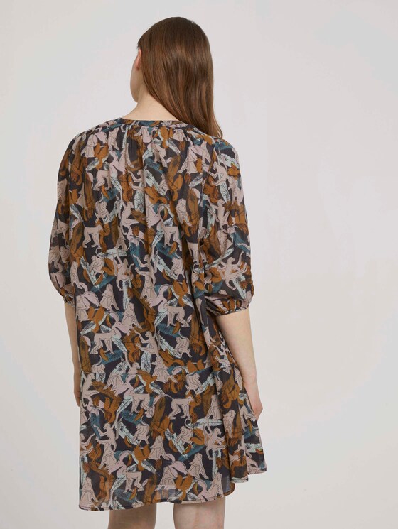 Gemustertes Mini Tunika-Kleid - Frauen - abstract monkey print Gemustertes Mini Tunika-Kleid - Frauen - abstract monkey print - 2 - TOM TAILOR Denim