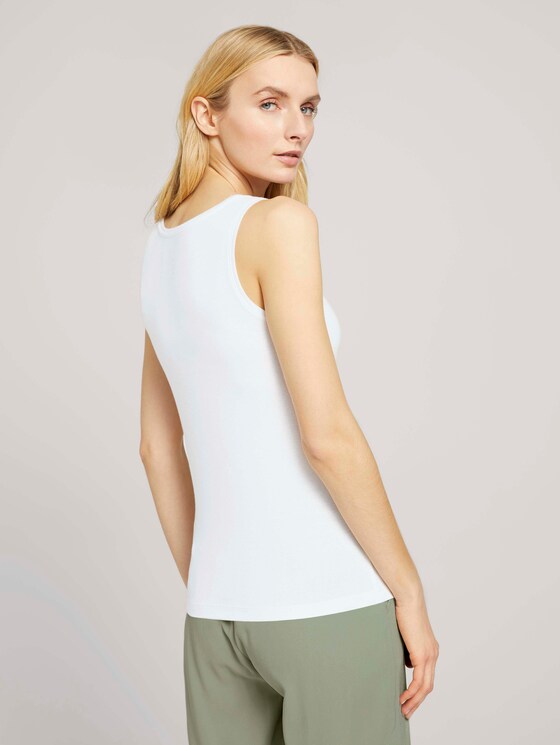 Basic Top - Frauen - Whisper White Basic Top - Frauen - Whisper White - 2 - TOM TAILOR