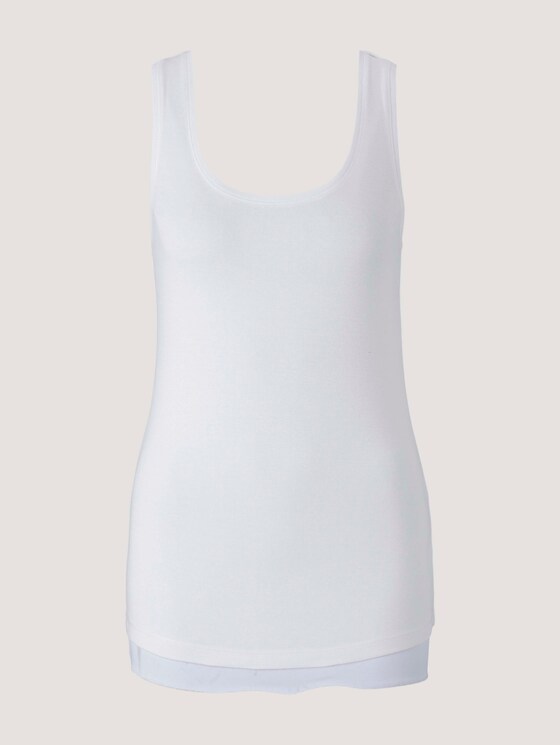 Basic Top - Frauen - Whisper White Basic Top - Frauen - Whisper White - 7 - TOM TAILOR