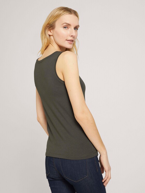 Basic Top - Frauen - Grape Leaf Green Basic Top - Frauen - Grape Leaf Green - 2 - TOM TAILOR