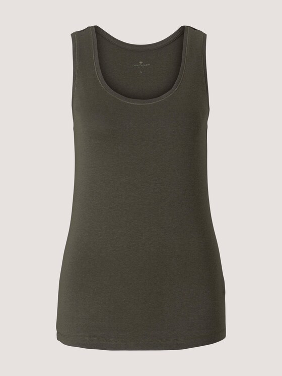 Basic Top - Frauen - Grape Leaf Green Basic Top - Frauen - Grape Leaf Green - 7 - TOM TAILOR