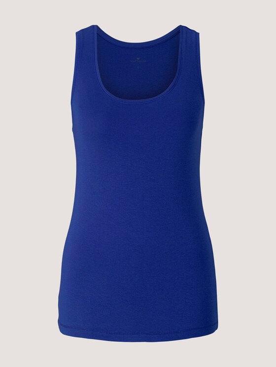 Basic Top - Frauen - anemone blue Basic Top - Frauen - anemone blue - 7 - TOM TAILOR