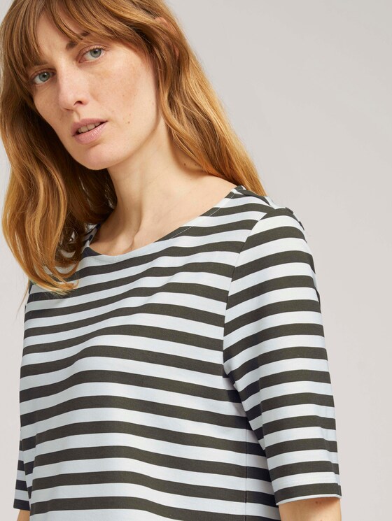Gestreiftes T-Shirt - Frauen - green horizontal stripe Gestreiftes T-Shirt - Frauen - green horizontal stripe - 9 - TOM TAILOR