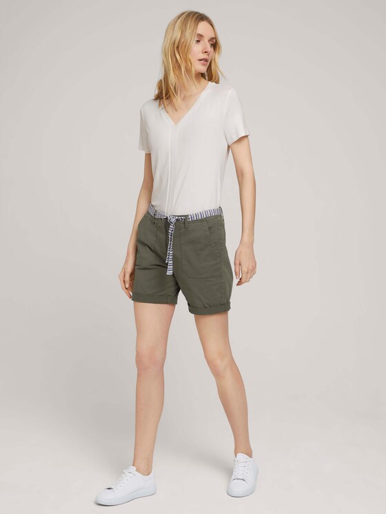 T-Shirt mit LENZING™ ECOVERO™ - Frauen - Whisper White T-Shirt mit LENZING™ ECOVERO™ - Frauen - Whisper White - 3 - TOM TAILOR
