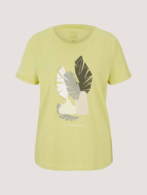 T-Shirt mit Bio-Baumwolle - Frauen - celery ice T-Shirt mit Bio-Baumwolle - Frauen - celery ice - 7 - TOM TAILOR