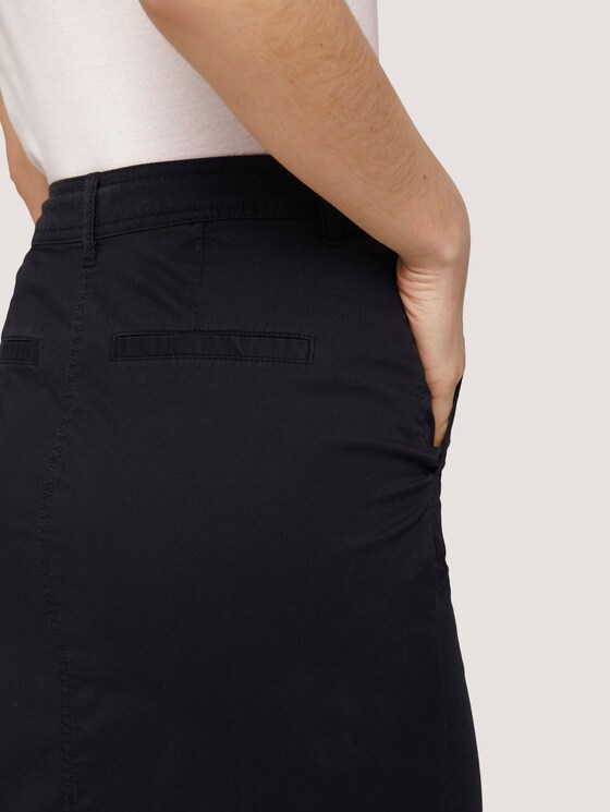 Rock mit Tunnelzug an der Taille - Frauen - deep black Rock mit Tunnelzug an der Taille - Frauen - deep black - 10 - TOM TAILOR