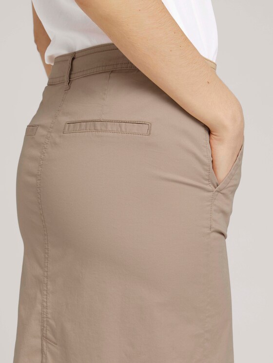 Rock mit Tunnelzug an der Taille - Frauen - desert linen Rock mit Tunnelzug an der Taille - Frauen - desert linen - 10 - TOM TAILOR