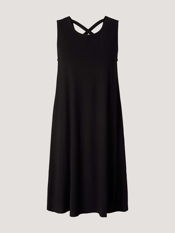 Jerseykleid mit Rückendetail - Frauen - deep black Jerseykleid mit Rückendetail - Frauen - deep black - 7 - TOM TAILOR