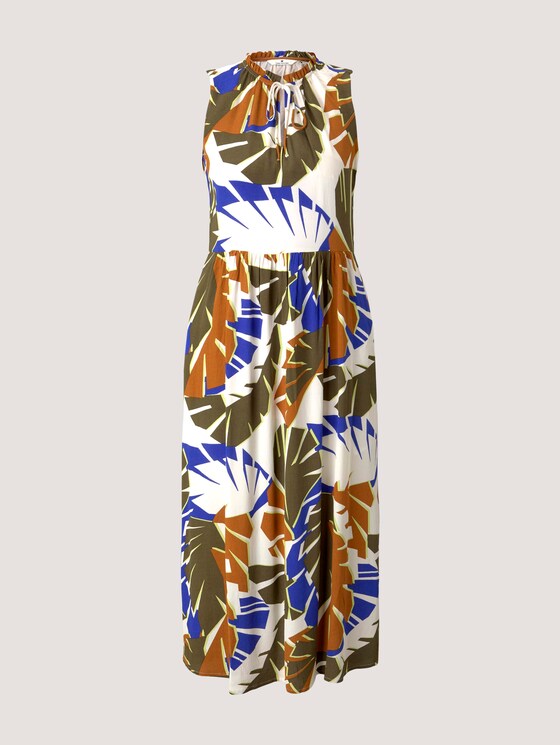 Ärmelloses Midikleid mit Print - Frauen - multicolor botanical design Ärmelloses Midikleid mit Print - Frauen - multicolor botanical design - 7 - TOM TAILOR