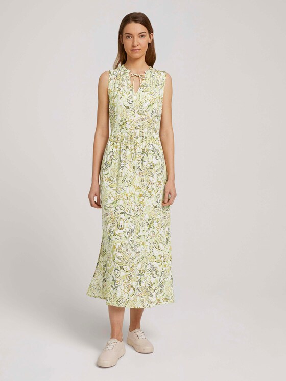 Ärmelloses Midikleid mit Print - Frauen - green paisley design Ärmelloses Midikleid mit Print - Frauen - green paisley design - 1 - TOM TAILOR