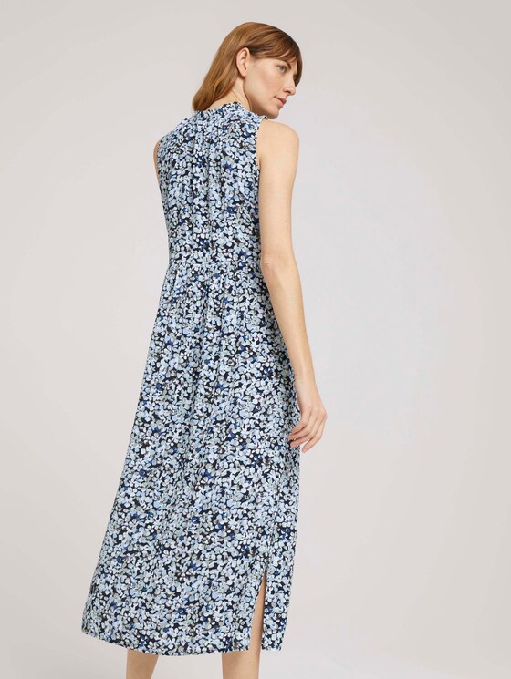 Ärmelloses Midikleid mit Print - Frauen - navy floral design Ärmelloses Midikleid mit Print - Frauen - navy floral design - 2 - TOM TAILOR