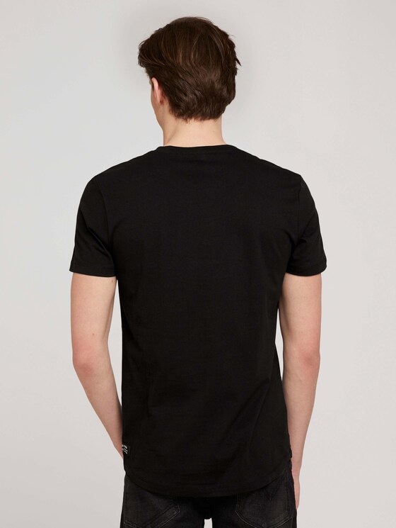 T-Shirt mit Print - Männer - Black T-Shirt mit Print - Männer - Black - 2 - TOM TAILOR Denim