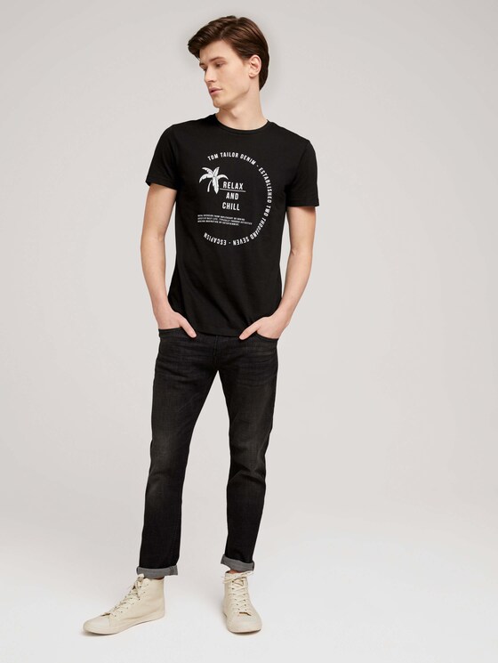 T-Shirt mit Print - Männer - Black T-Shirt mit Print - Männer - Black - 3 - TOM TAILOR Denim