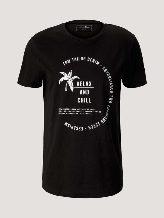 T-Shirt mit Print - Männer - Black T-Shirt mit Print - Männer - Black - 7 - TOM TAILOR Denim