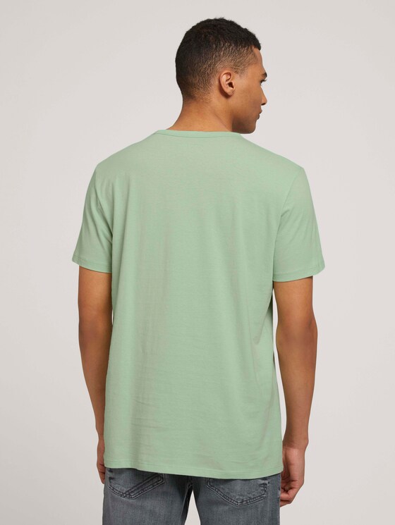 Print T-Shirt - Männer - smooth green Print T-Shirt - Männer - smooth green - 2 - TOM TAILOR Denim