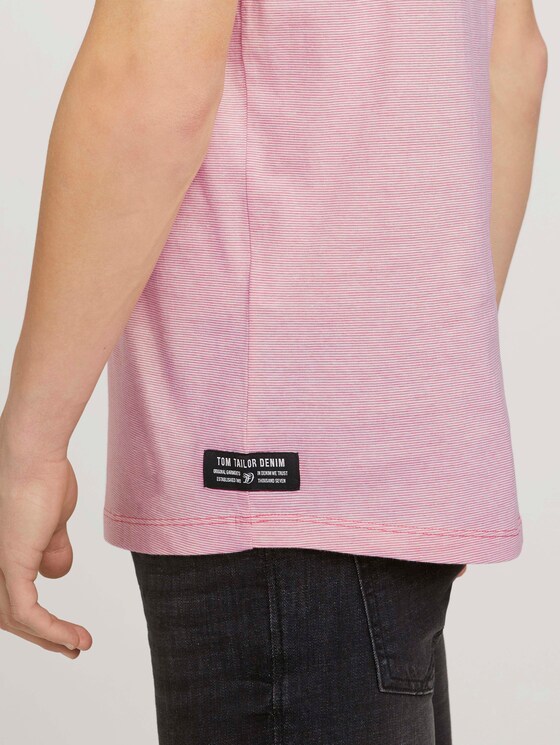 Tanktop met borstzak - Mannen - orange white yd thin stripe Tanktop met borstzak - Mannen - orange white yd thin stripe - 9 - TOM TAILOR Denim