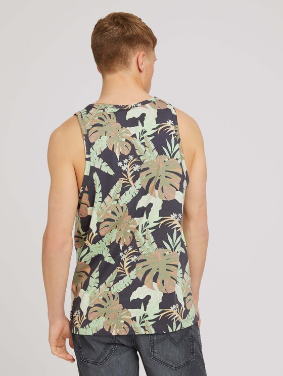 Tanktop mit Palmenprint - Männer - tropical monstera leaf print Tanktop mit Palmenprint - Männer - tropical monstera leaf print - 2 - TOM TAILOR Denim