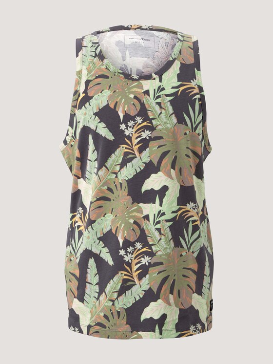 Tanktop mit Palmenprint - Männer - tropical monstera leaf print Tanktop mit Palmenprint - Männer - tropical monstera leaf print - 7 - TOM TAILOR Denim