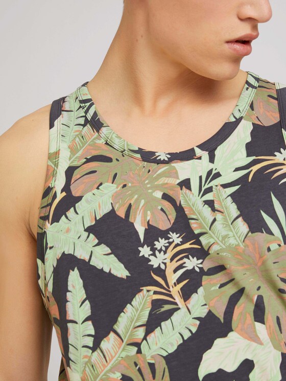Tanktop mit Palmenprint - Männer - tropical monstera leaf print Tanktop mit Palmenprint - Männer - tropical monstera leaf print - 9 - TOM TAILOR Denim