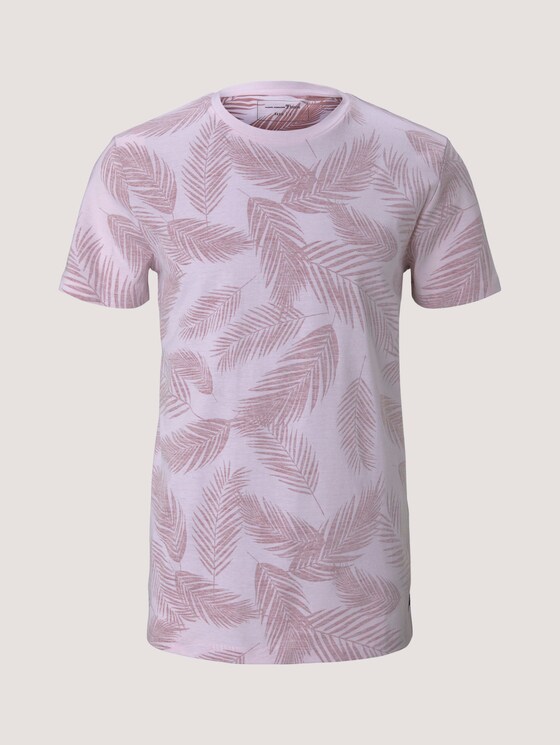 T-Shirt mit Palmenprint - Männer - peach inside palm leaf print T-Shirt mit Palmenprint - Männer - peach inside palm leaf print - 7 - TOM TAILOR Denim