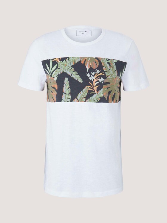 T-Shirt im Mustermix - Männer - White T-Shirt im Mustermix - Männer - White - 7 - TOM TAILOR Denim