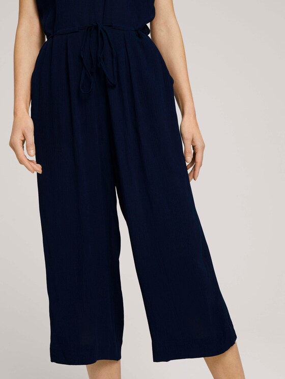 Mouwloze Jumpsuit met ruches - Vrouwen - Sky Captain Blue Mouwloze Jumpsuit met ruches - Vrouwen - Sky Captain Blue - 10 - TOM TAILOR