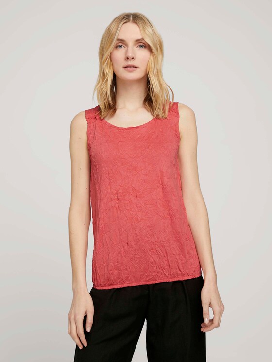 Top in Knitteroptik - Frauen - flamingo flower Top in Knitteroptik - Frauen - flamingo flower - 1 - TOM TAILOR
